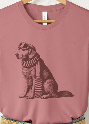 Golden Retriever Winter Sport T-Shirt