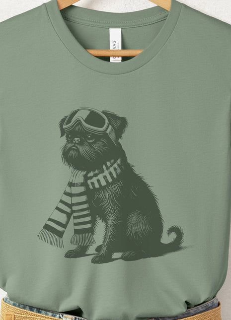 Brussels Griffon Griff Winter Sport T-Shirt