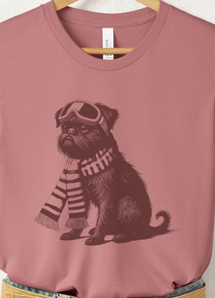 Brussels Griffon Griff Winter Sport T-Shirt