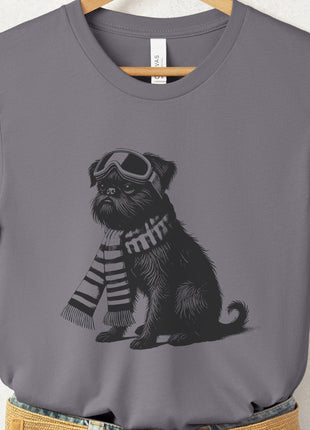 Brussels Griffon Griff Winter Sport T-Shirt