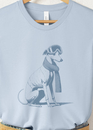 Italian Greyhound Whippet Winter Sport T-Shirt