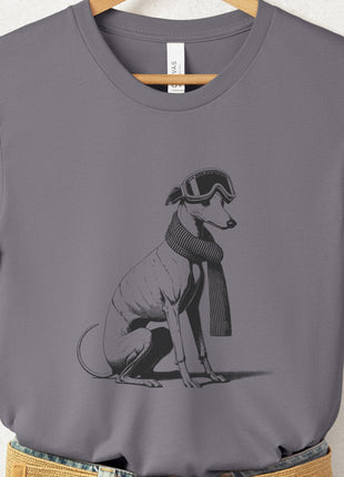 Italian Greyhound Whippet Winter Sport T-Shirt