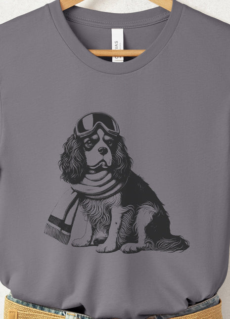 Cavalier King Charles Spaniel Winter Sport T-Shirt