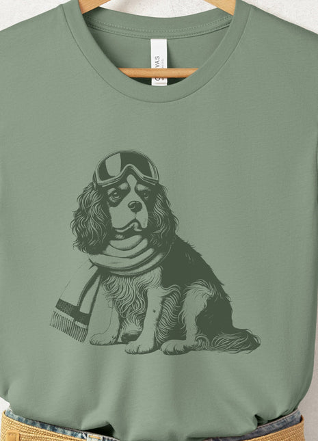 Cavalier King Charles Spaniel Winter Sport T-Shirt