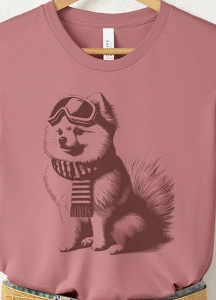 Pomeranian Winter Sport T-Shirt