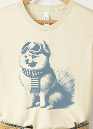 Pomeranian Winter Sport T-Shirt