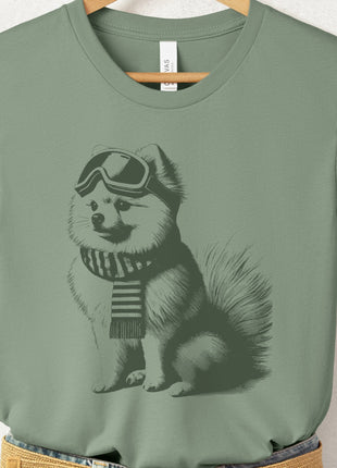 Pomeranian Winter Sport T-Shirt