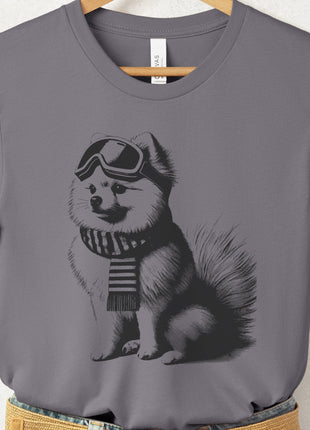 Pomeranian Winter Sport T-Shirt