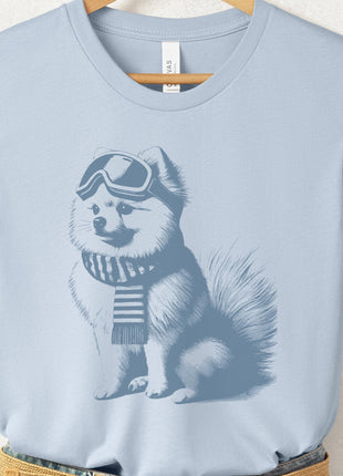 Pomeranian Winter Sport T-Shirt