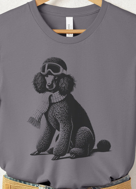 Poodle Winter Sport T-Shirt