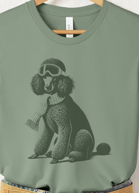 Poodle Winter Sport T-Shirt