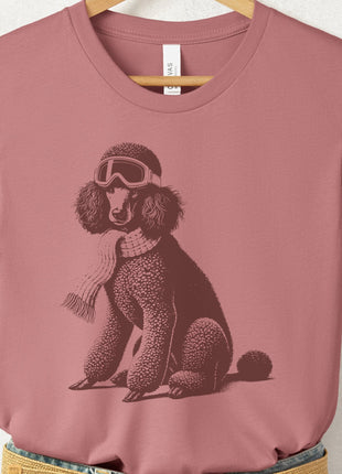 Poodle Winter Sport T-Shirt
