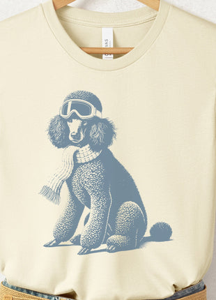 Poodle Winter Sport T-Shirt
