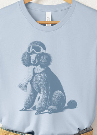 Poodle Winter Sport T-Shirt
