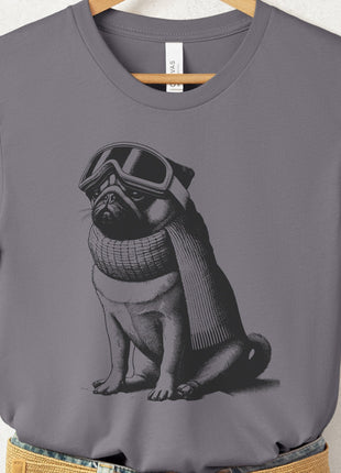 Pug Winter Sport T-Shirt