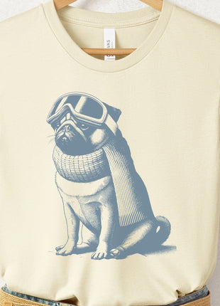 Pug Winter Sport T-Shirt