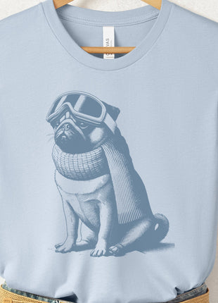 Pug Winter Sport T-Shirt