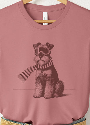 Schnauzer Winter Sport T-Shirt