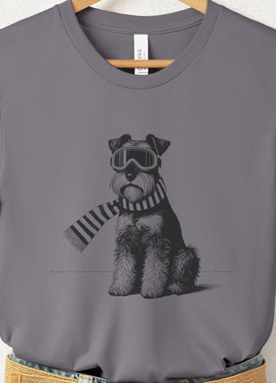 Schnauzer Winter Sport T-Shirt