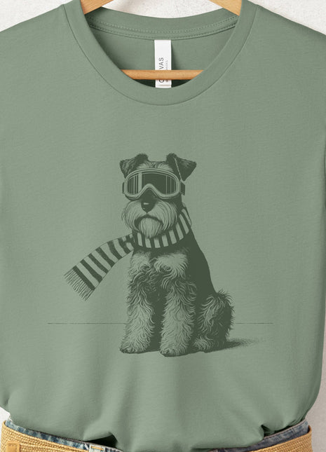 Schnauzer Winter Sport T-Shirt