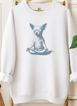 Chihuahua Meditate Yoga Sweatshirt
