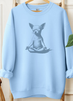 Chihuahua Meditate Yoga Sweatshirt
