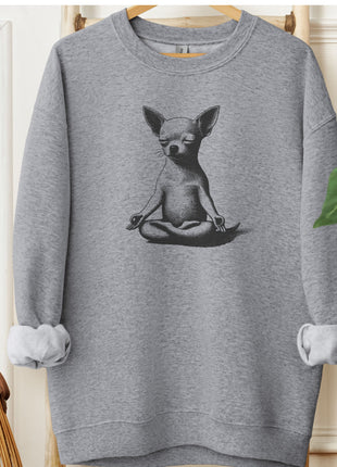 Chihuahua Meditate Yoga Sweatshirt