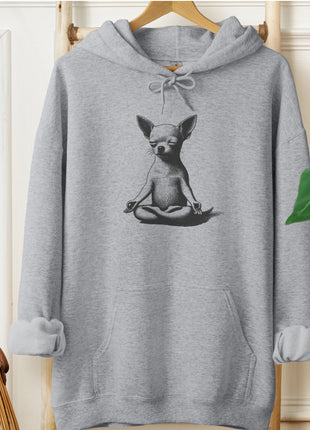 Chihuahua Meditate Yoga Hoodie