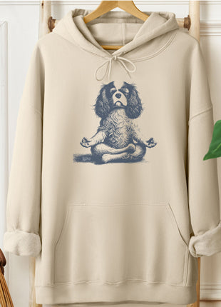 Cavalier King Charles Spaniel Meditate Yoga Hoodie