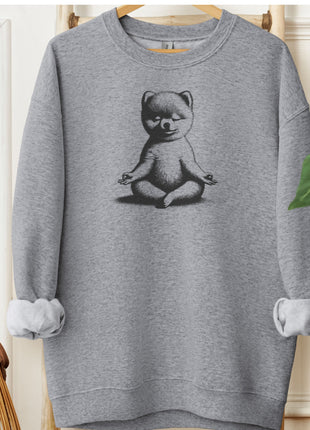 Pomeranian Meditate Yoga Sweatshirt