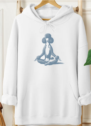 Poodle Meditate Yoga Hoodie