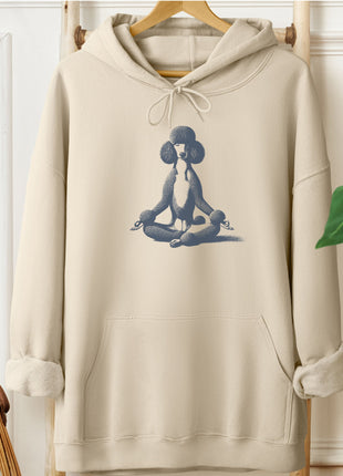Poodle Meditate Yoga Hoodie