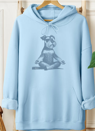 Schnauzer Meditate Yoga Hoodie