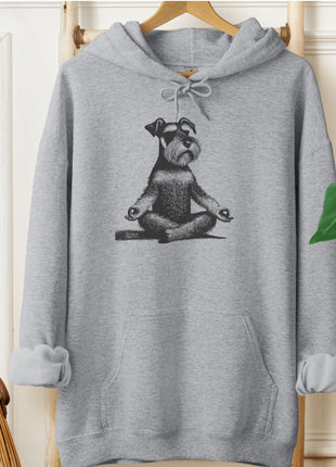 Schnauzer Meditate Yoga Hoodie