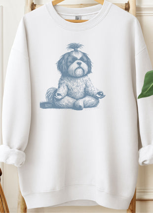 Shih Tzu Meditate Yoga Sweatshirt