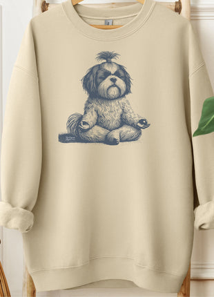 Shih Tzu Meditate Yoga Sweatshirt