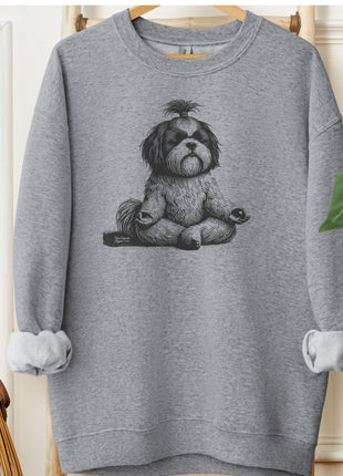 Shih Tzu Meditate Yoga Sweatshirt
