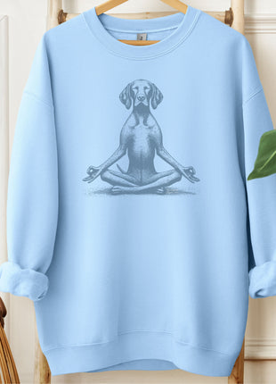 Vizsla Meditate Yoga Sweatshirt