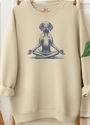 Vizsla Meditate Yoga Sweatshirt
