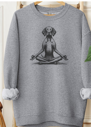 Vizsla Meditate Yoga Sweatshirt