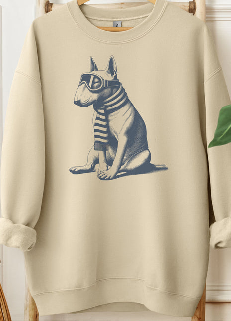 English Bull Terrier Winter Sport Sweatshirt