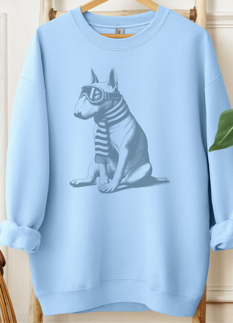 English Bull Terrier Winter Sport Sweatshirt