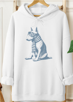 English Bull Terrier Winter Sport Hoodie