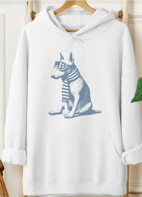 English Bull Terrier Winter Sport Hoodie