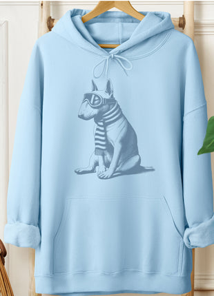 English Bull Terrier Winter Sport Hoodie