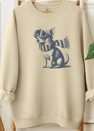 Chihuahua Winter Sport Sweatshirt