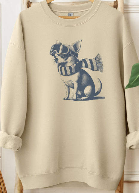 Chihuahua Winter Sport Sweatshirt