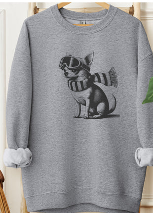 Chihuahua Winter Sport Sweatshirt