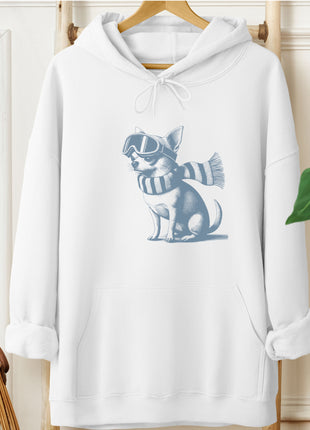 Chihuahua Winter Sport Hoodie