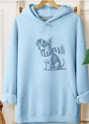 Chihuahua Winter Sport Hoodie